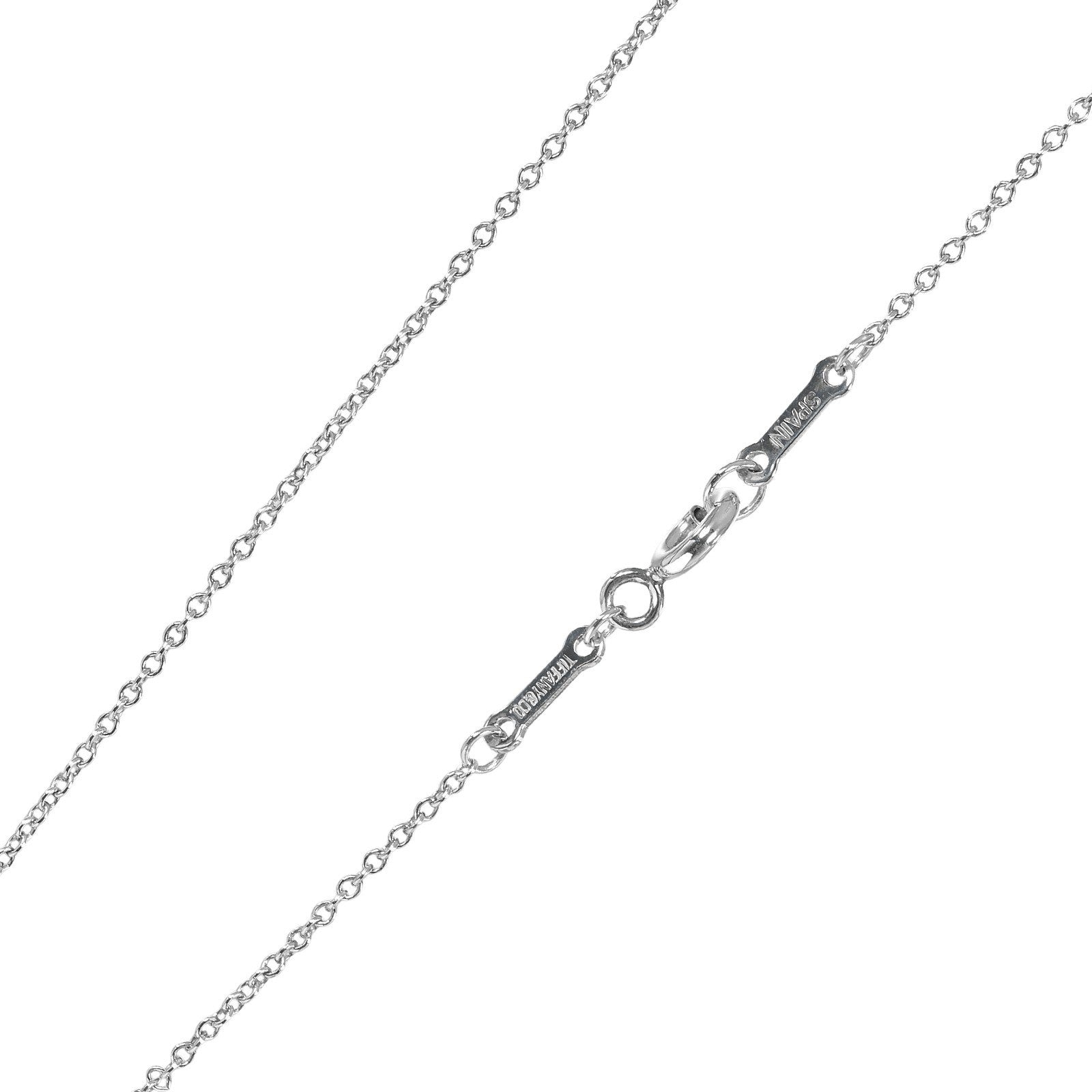Tiffany & Co. Crucifix Pendant Necklace Silver 925