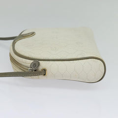 Christian Dior Vintage Honeycomb Zip Pouch Coated Canvas