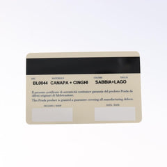 Prada Bauletto Bag Canvas with Leather