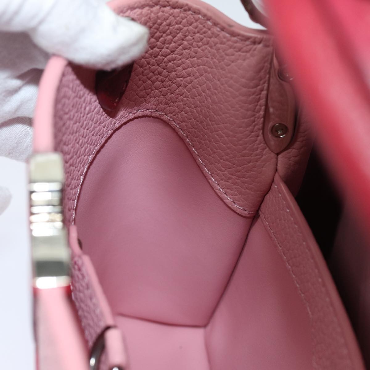 Louis Vuitton Capucines Bag Canvas with Taurillon Leather