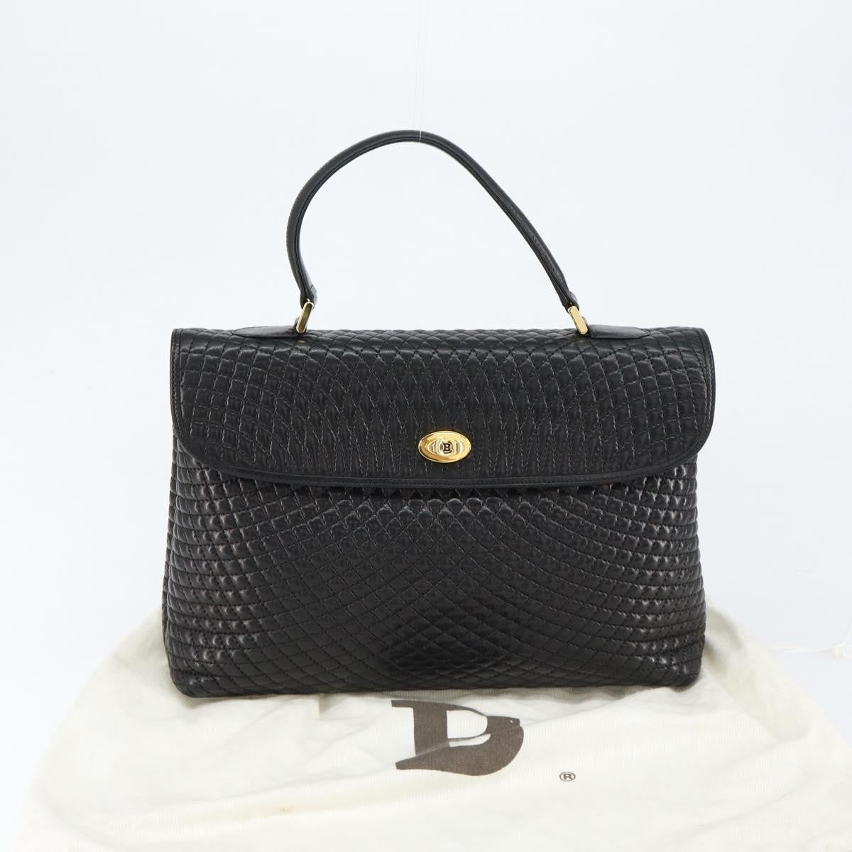 Bally Vintage Handbag Quilted Leather
