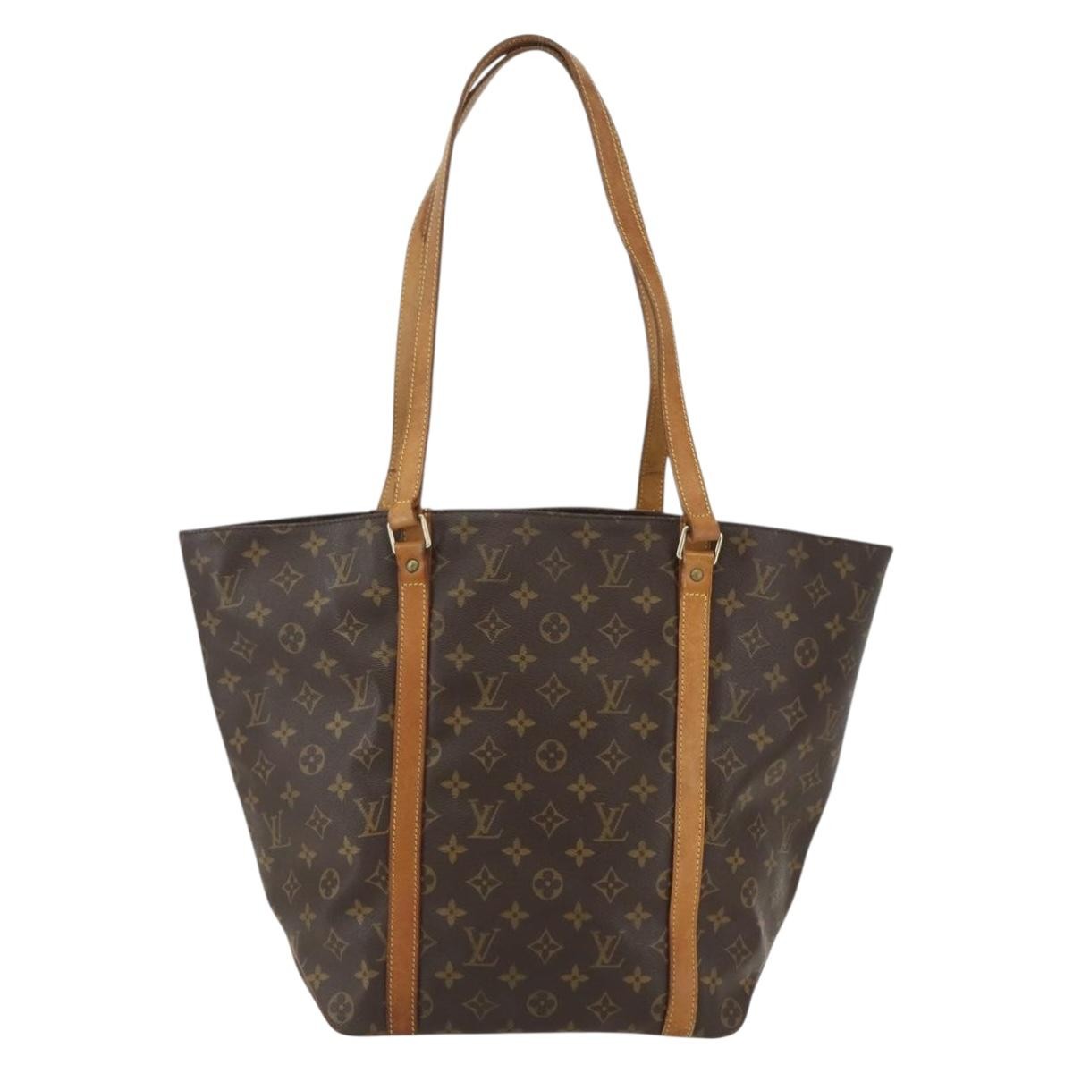 Louis Vuitton Shopping Sac Handbag Monogram Canvas