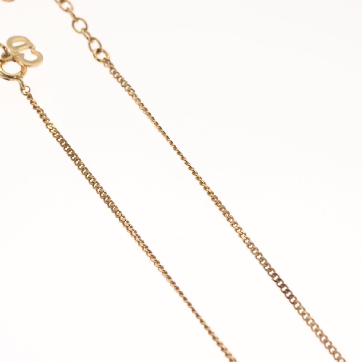 Christian Dior CD Pendant Necklace Gold-plated