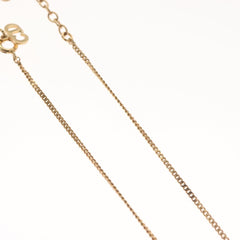 Christian Dior CD Pendant Necklace Gold-plated