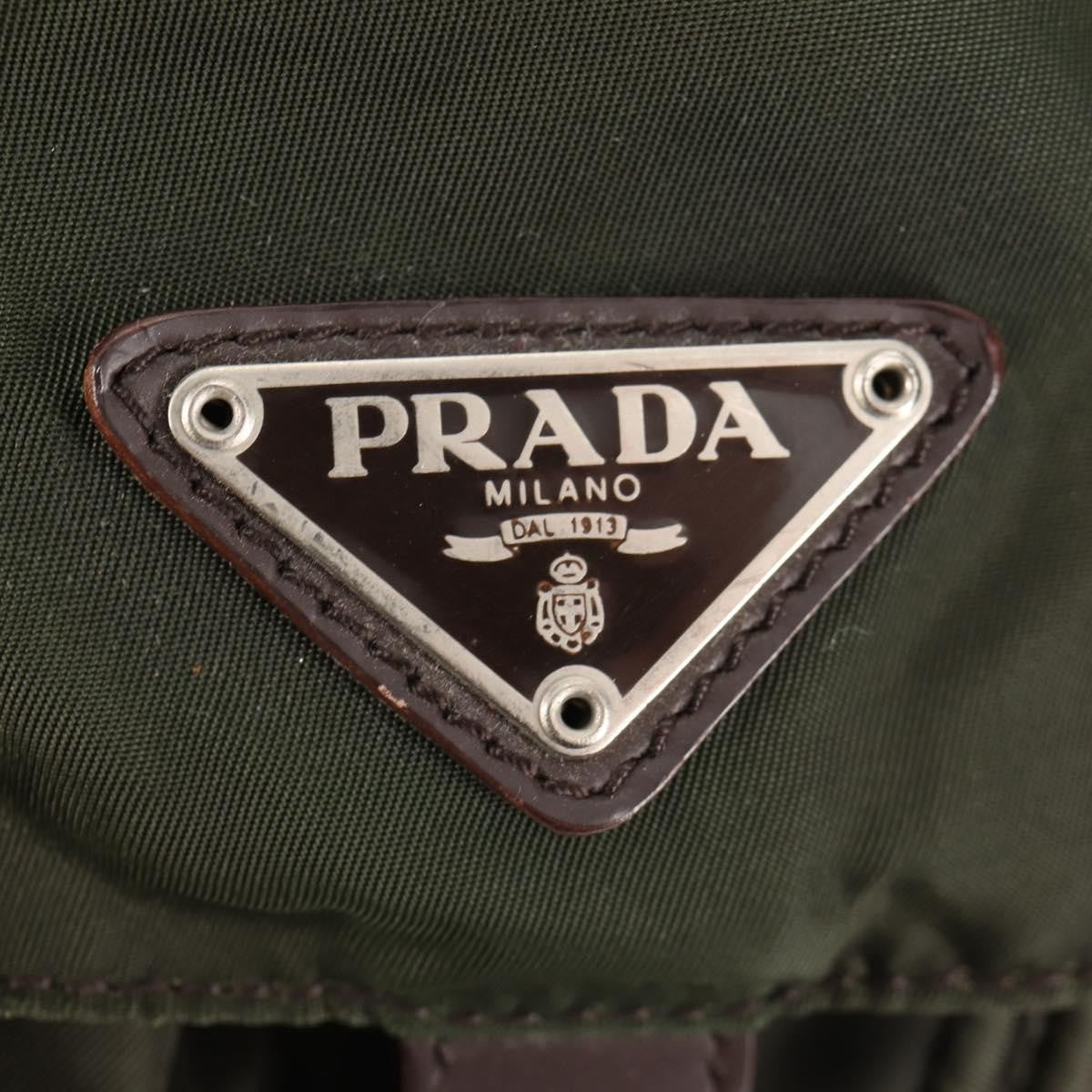 Prada Double Front Pocket Backpack Tessuto