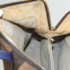 Fendi Pequin 2Bag Canvas and Leather