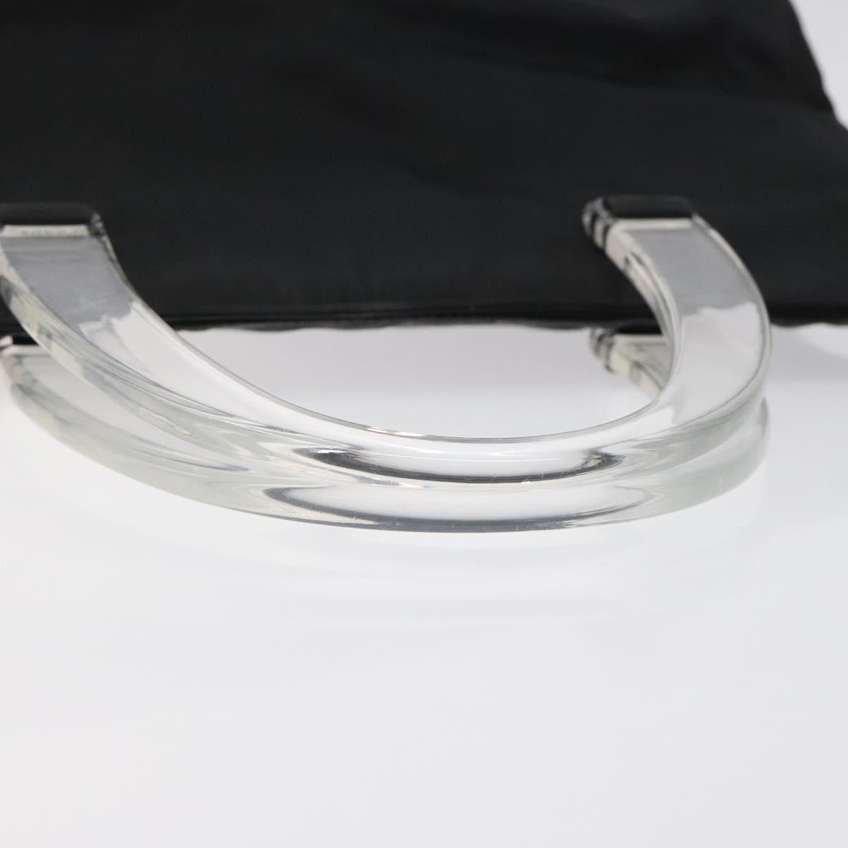 Prada Resin Handle Tote Tessuto