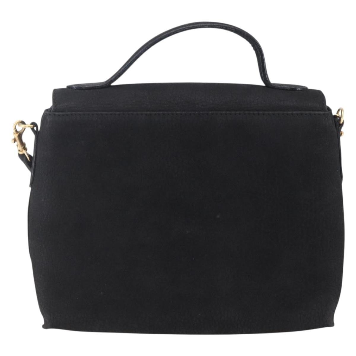 Celine Circle Logo Shoulder Bag Leather