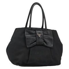 Prada Bow Tote Tessuto with Leather