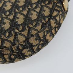 Christian Dior Vintage Trotter Shoulder Bag Canvas