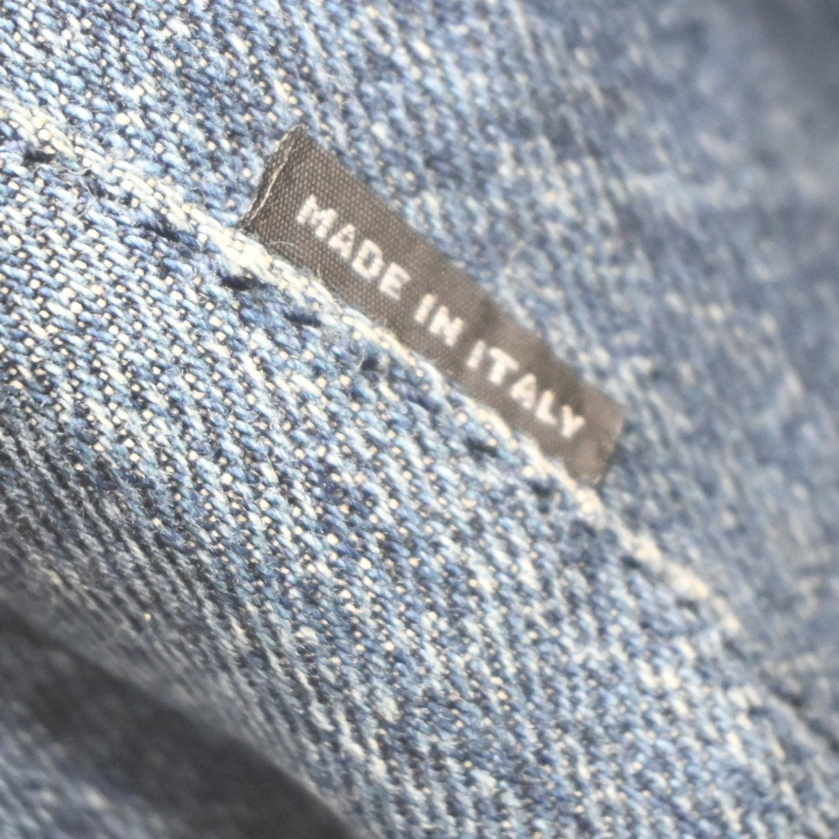 Prada Canapa Open Tote Denim