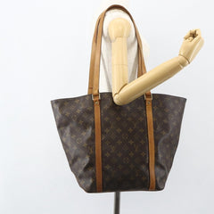 Louis Vuitton Shopping Sac Handbag Monogram Canvas