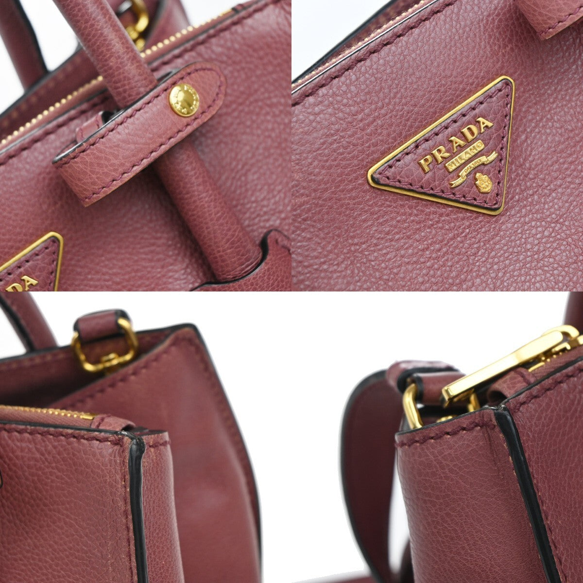 Prada Cuir Double Tote Saffiano Leather