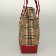Burberry Nova Check Tote canvas check pattern