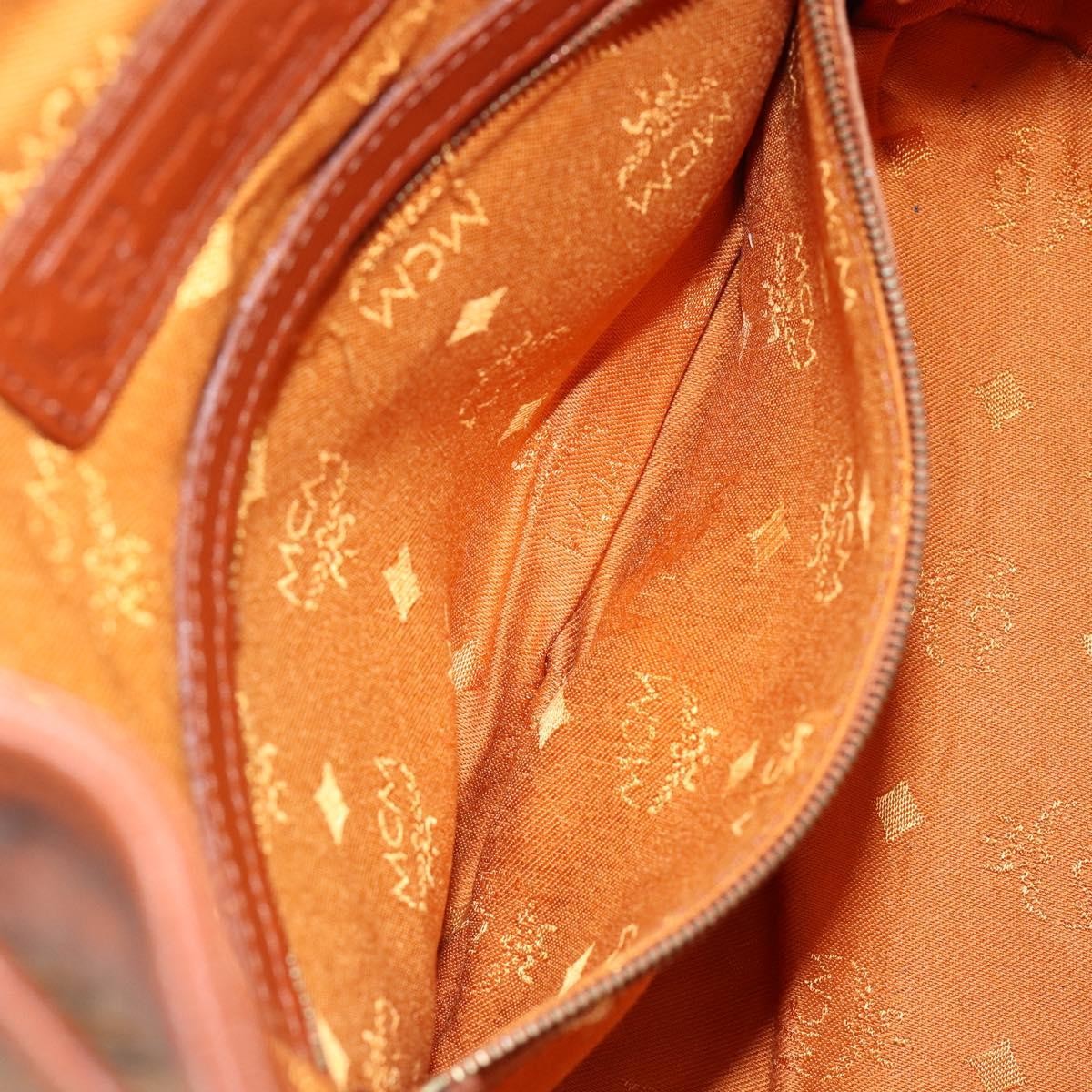 MCM Drawstring Shoulder Bag Leather