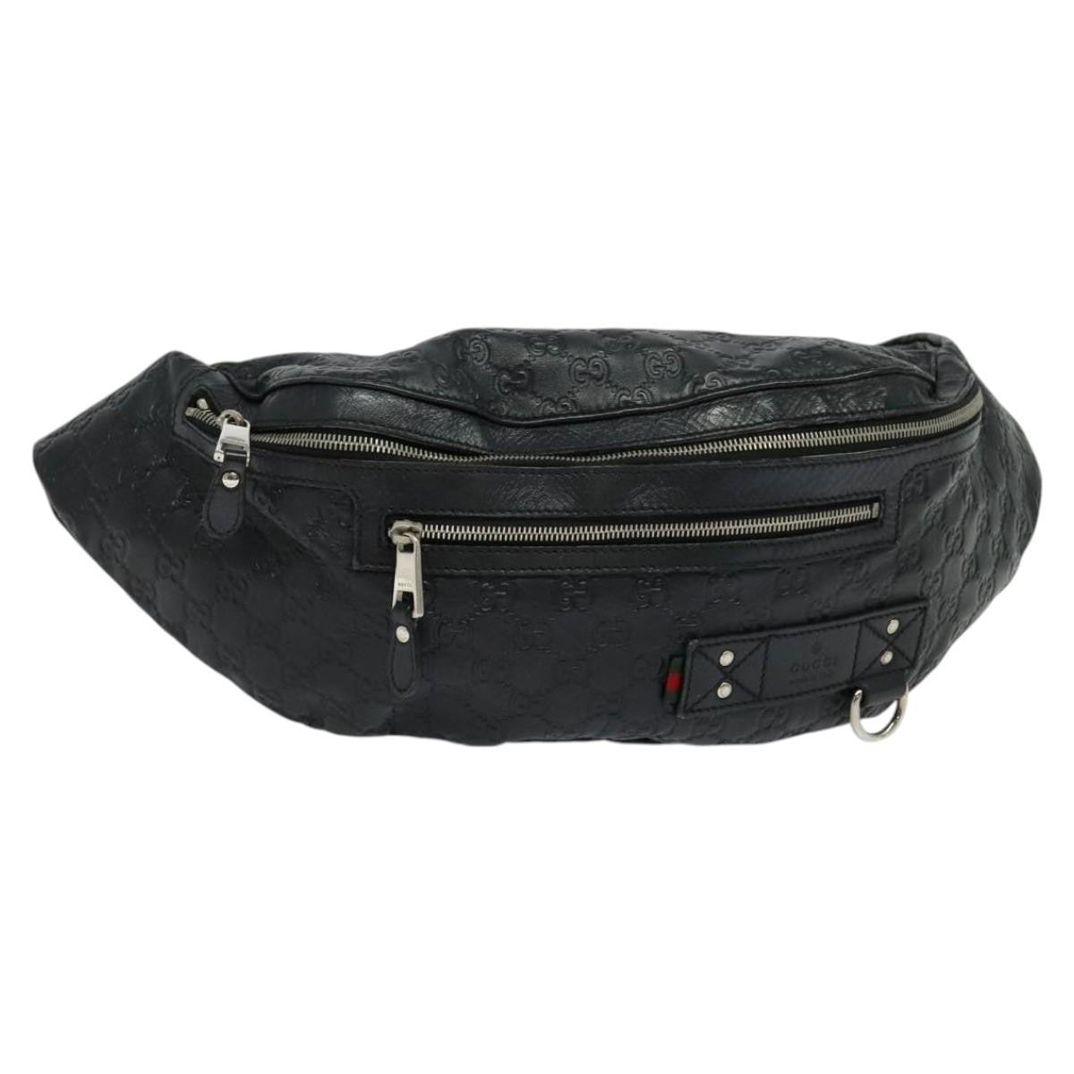 Gucci Waist Bag Guccissima Leather