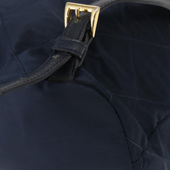 Prada Buckle Backpack Quilted Tessuto