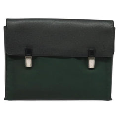 Louis Vuitton Saratov Messenger Bag Taiga Leather and Canvas