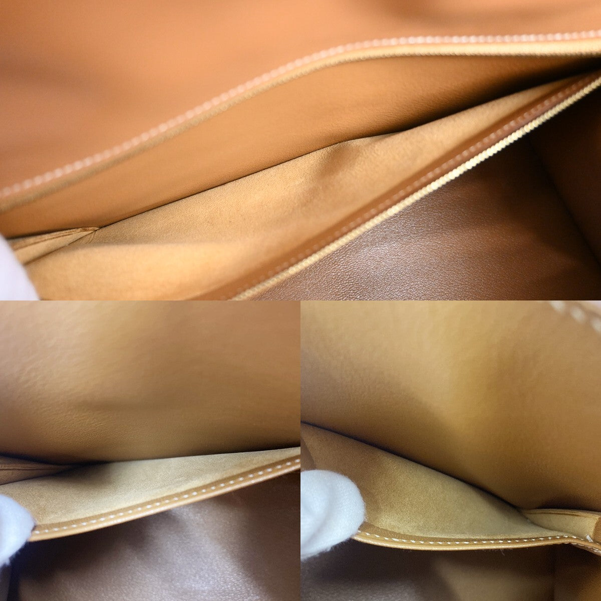 Hermes Kelly Handbag Brown Chamonix with Gold Hardware