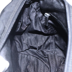 Prada Double Buckle Flap Messenger Bag Tessuto