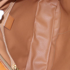 Celine Vintage Macadam Handbag Canvas and Leather