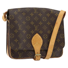 Louis Vuitton Cartouchiere Handbag Monogram Canvas