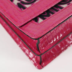 Miu Miu Chain Shoulder Bag Canvas