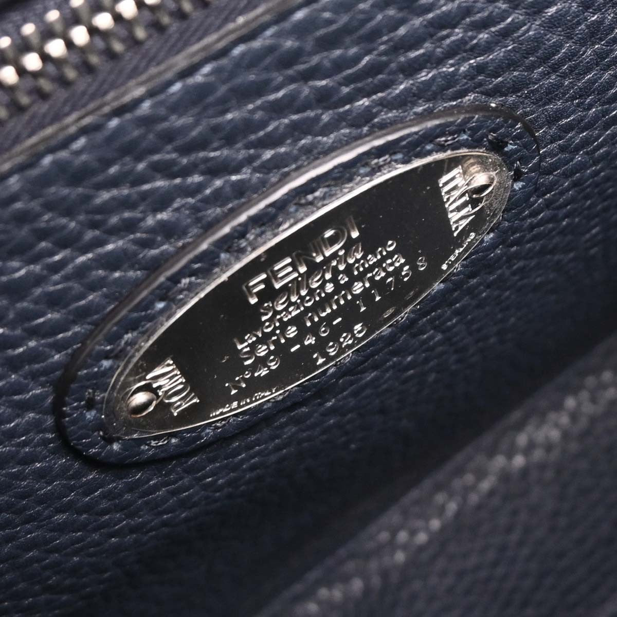 Fendi Faces Selleria Peekaboo Bag Leather