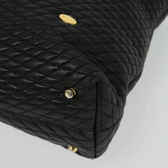 Bally Vintage Chain Shoulder Bag Quilted Leather