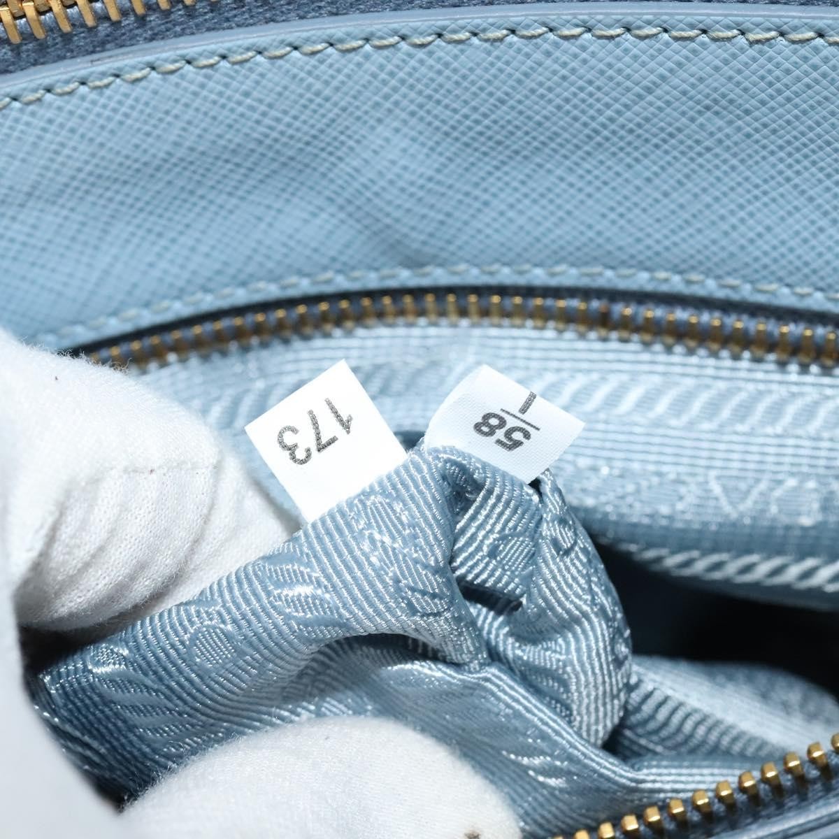 Prada Double Zip Lux Tote Saffiano Leather