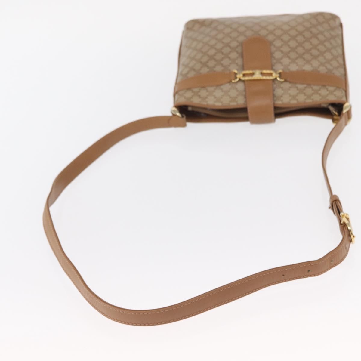 Celine Vintage Macadam Shoulder Bag Canvas