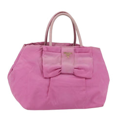 Prada Bow Tote Tessuto with Leather