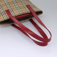 Burberry Nova Check Tote canvas check pattern
