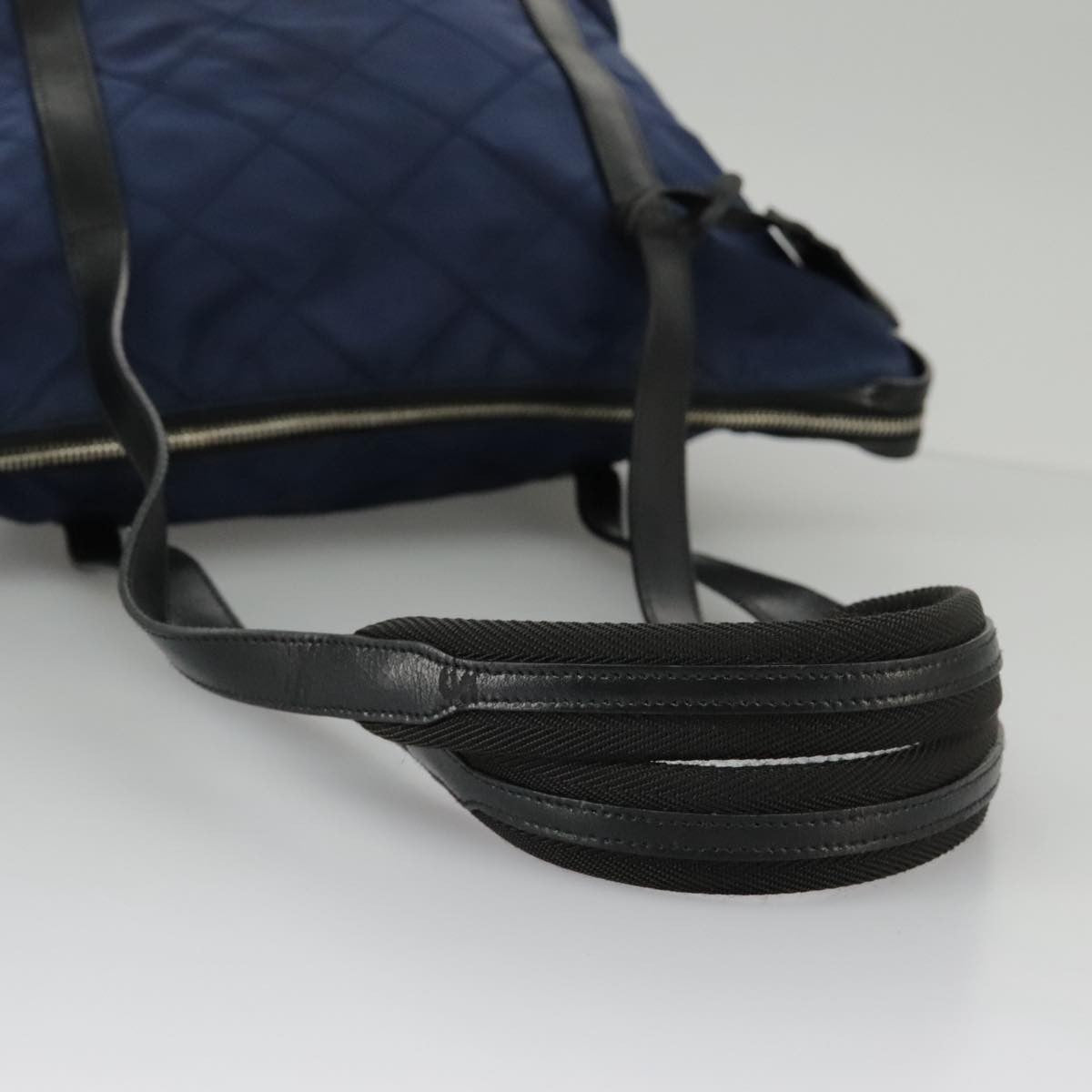 Prada Chain Shoulder Bag Quilted Tessuto