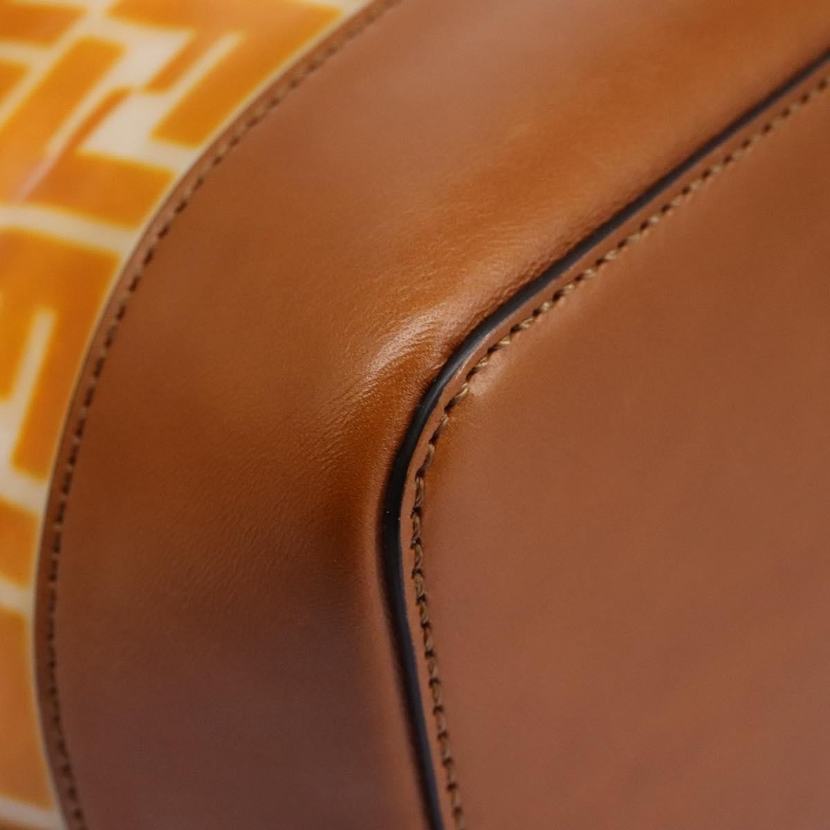 Fendi FF Logo Mon Tresor Bucket Bag Canvas