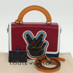 Louis Vuitton Twist Top Handle Bag Limited Edition Peace Love Epi and Monogram Canvas