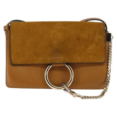 Chloe Faye Shoulder Bag Leather and Suede