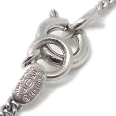 Chanel CC Chain Pendant Necklace Metal and Faux Pearls