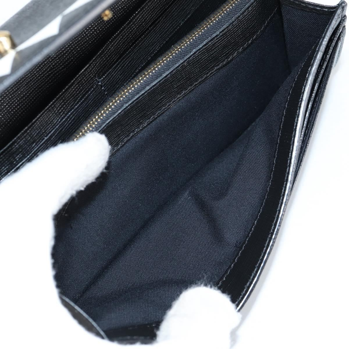 Fendi Monster Wallet on Chain Studded Leather