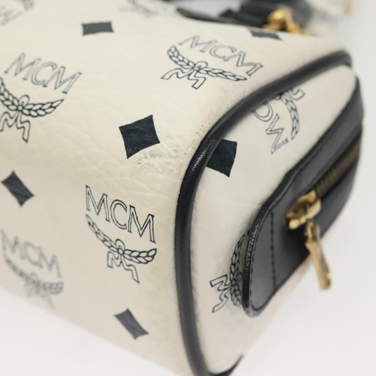 MCM Visetos logogramme Handbag Canvas and Leather