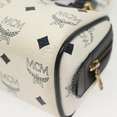 MCM Visetos logogramme Handbag Canvas and Leather