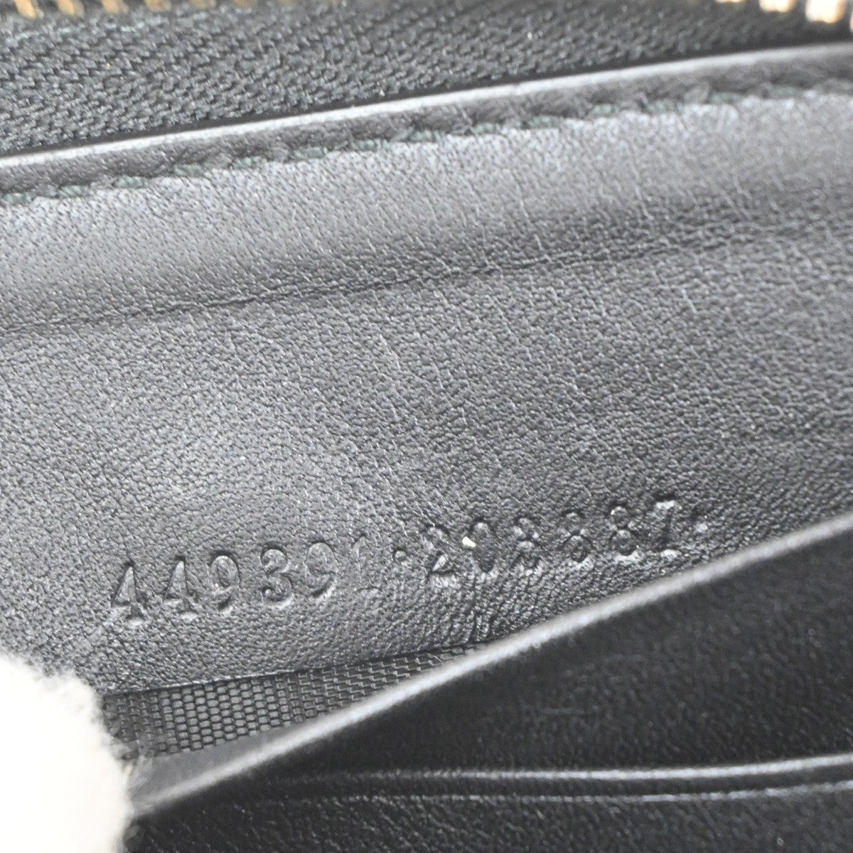 Gucci Signature Zip Around Wallet Guccissima Leather