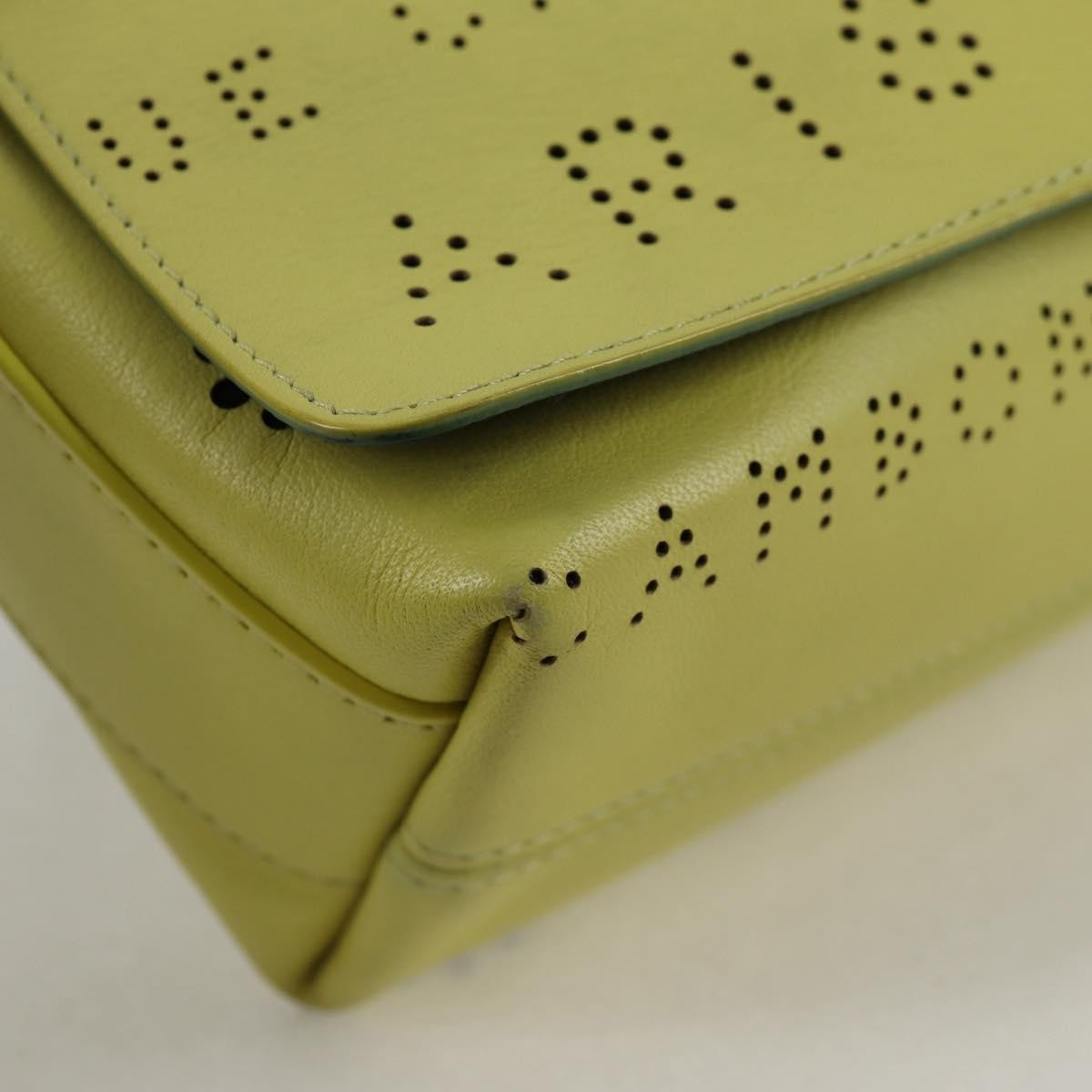 Chanel Logo Eyelets Flap Bag Perforated Calfskin