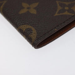 Louis Vuitton Porte Cartes Pression Card Case Monogram Canvas