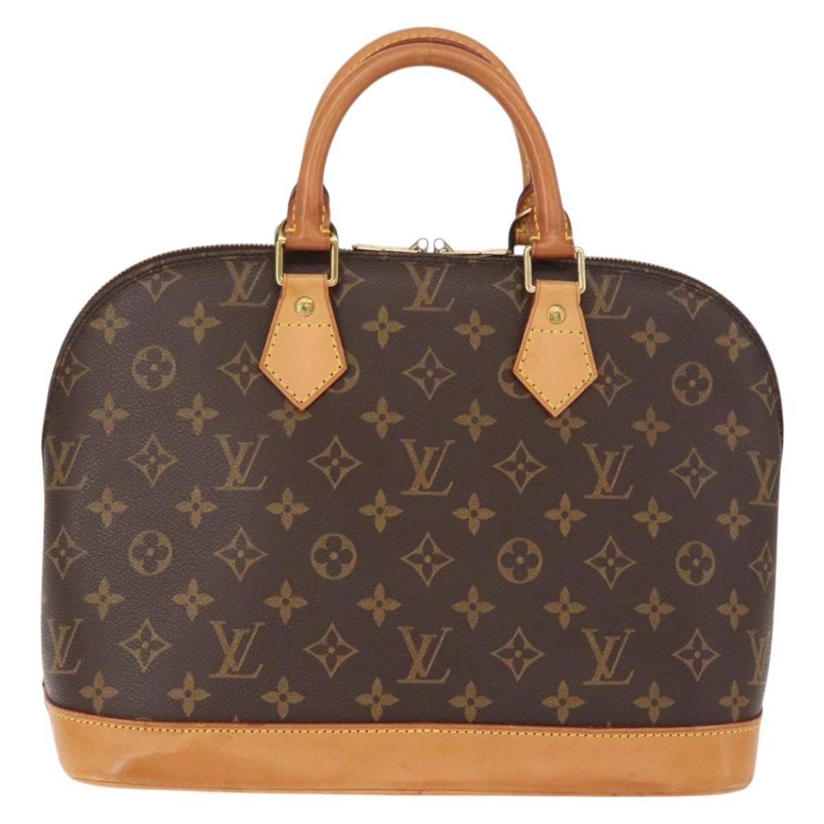Louis Vuitton Alma Handbag Monogram Canvas