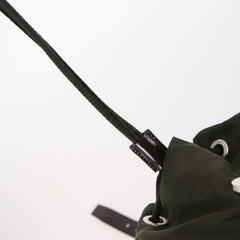 Prada Corsaire Backpack Embroidered Quilted Denim