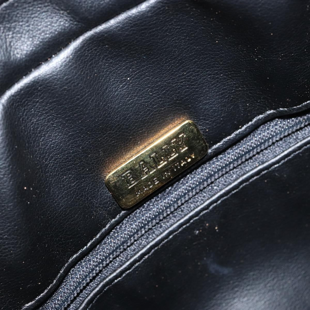 Bally Vintage Chain Shoulder Bag Quilted Leather