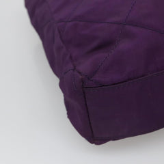 Prada Chain Shoulder Bag Quilted Tessuto