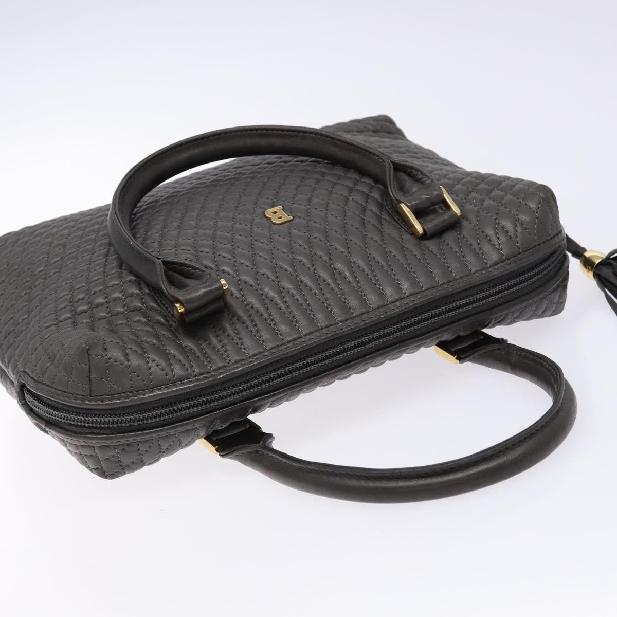 Bally Vintage Handbag Quilted Leather