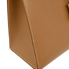 Hermes Kelly Handbag Calf leather with hardware gold